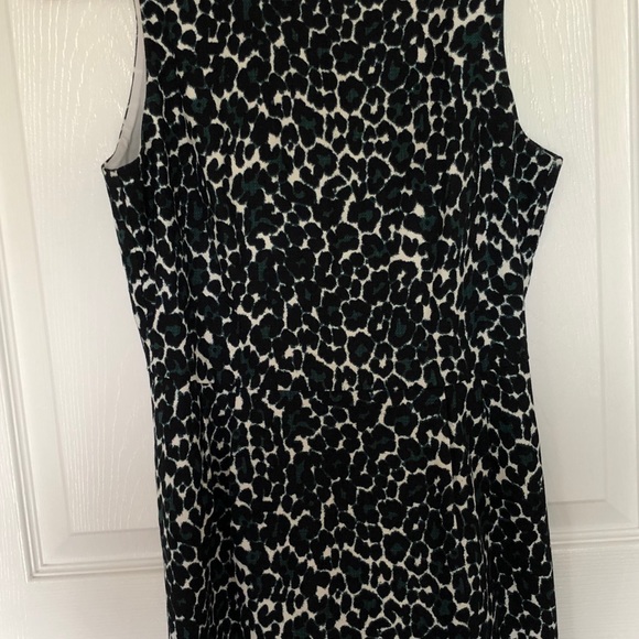 J. Crew Factory Cotton Sheath Leopard Dress - Picture 3 of 3